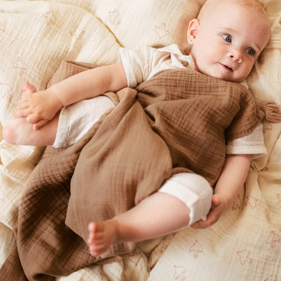 Nobodinoz Literie Bébé>Couverture Wabi Sabi - Sézame