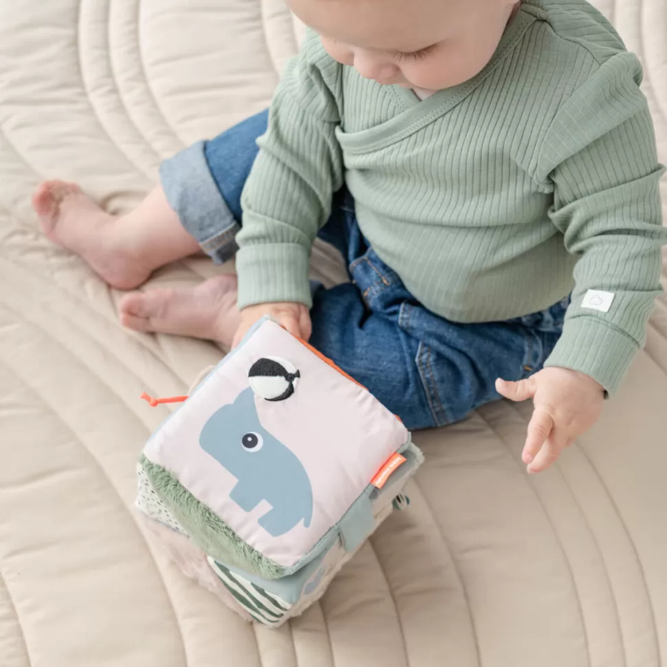 Done by Deer Mes Premiers Jouets>Cube Sensoriel Dépliable - Deer Friends Multicolore