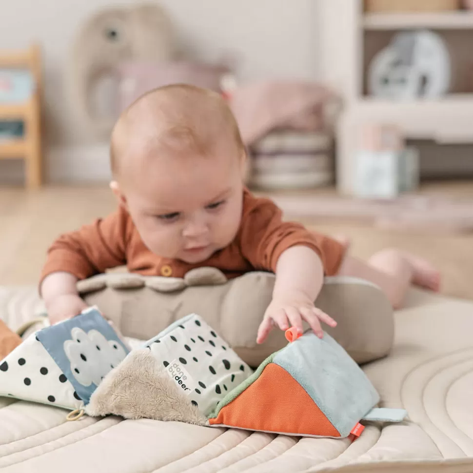 Done by Deer Mes Premiers Jouets>Cube Sensoriel Dépliable - Deer Friends Multicolore