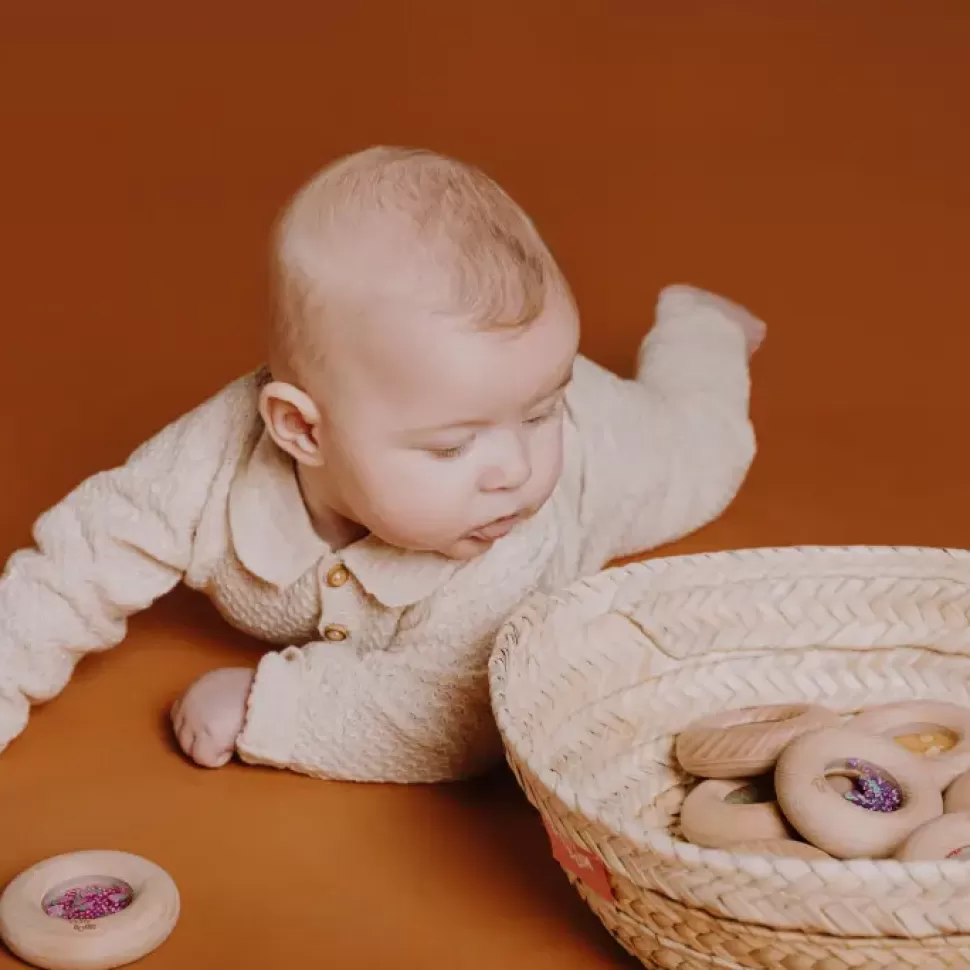 Petit Boum Hochet>Donut Sensoriel - Aubergines