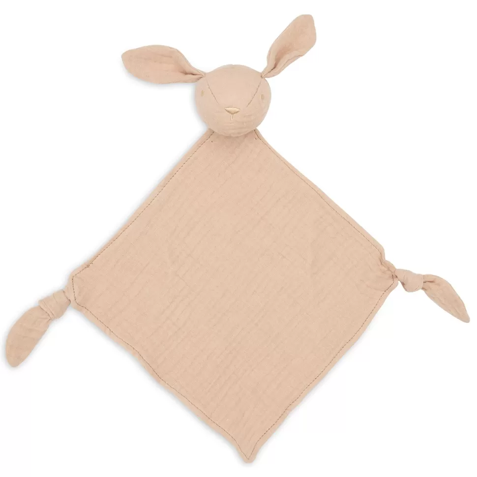 Jollein Doudou Personnalisé | Doudou>Doudou Attache Sucette Lapin - Moonstone