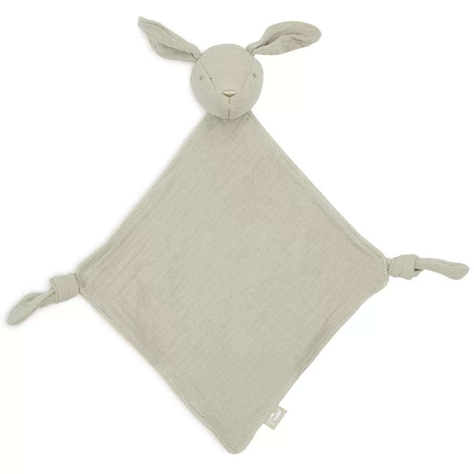 Jollein Doudou Personnalisé | Doudou>Doudou Attache Sucette Lapin - Olive Green