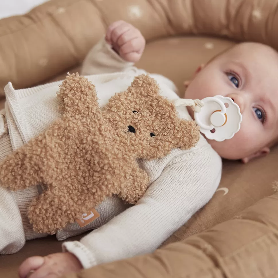Jollein Succion>Doudou Attache Tétine Teddy Bear - Biscuit