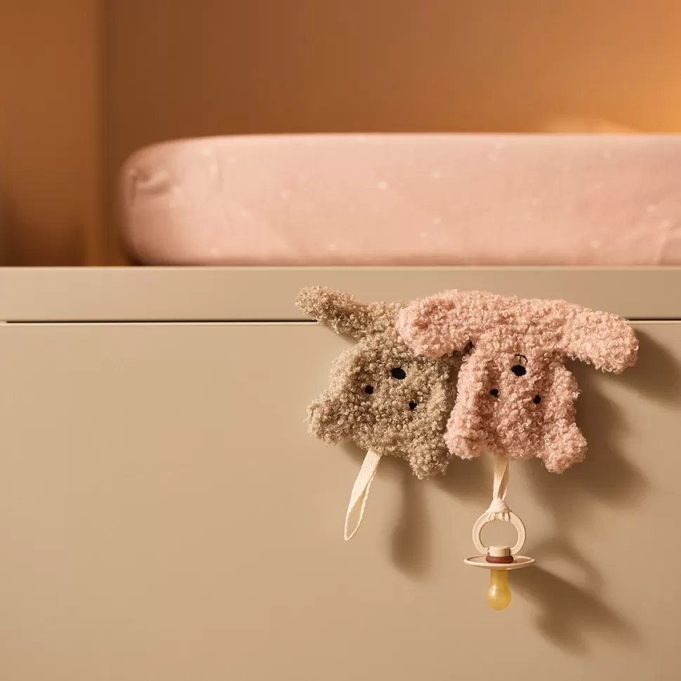 Jollein Succion>Doudou Attache Tétine Teddy Bear - Olive Green