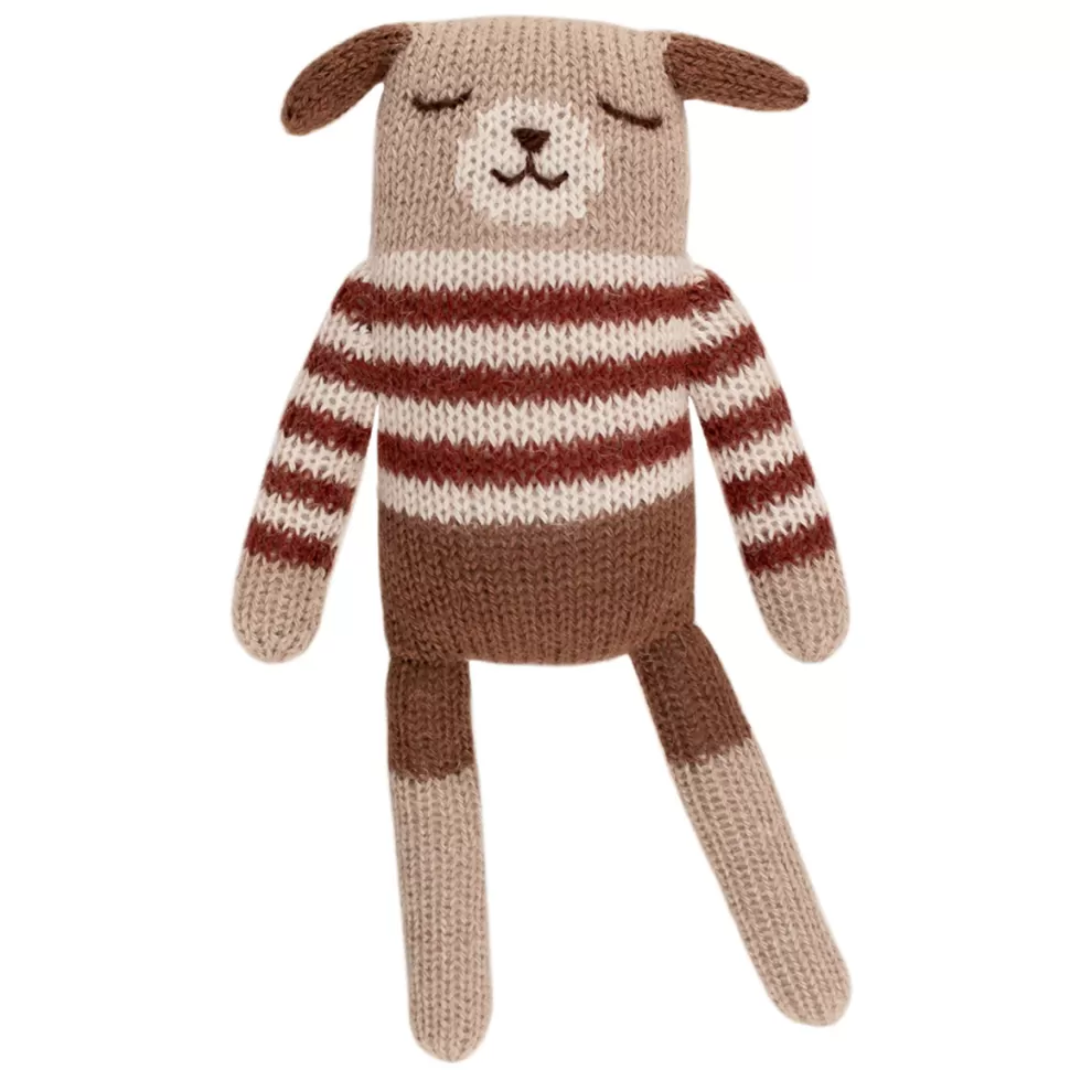 Main Sauvage Doudou>Doudou Chien - Marinière Sienne