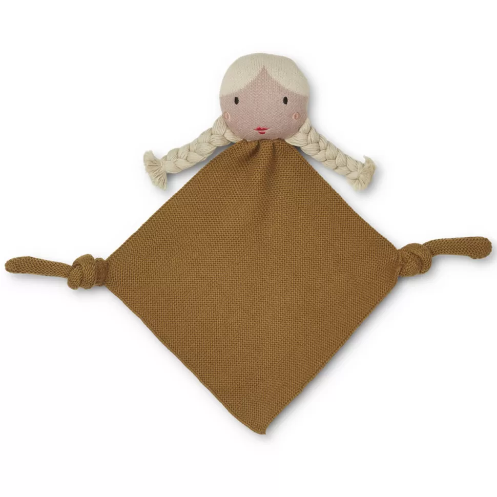 Liewood Doudou>Doudou Lange Alfie - Doll Golden Caramel Multi Mix