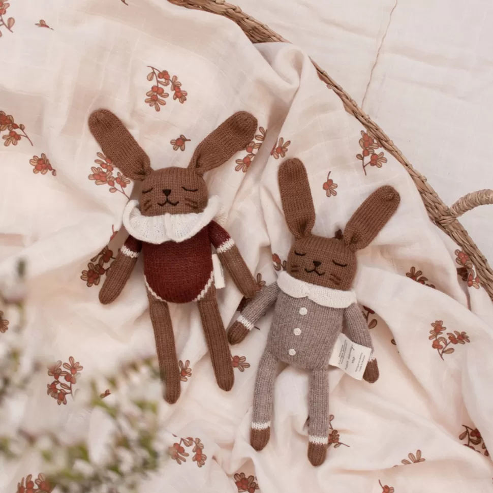 Main Sauvage Doudou>Doudou Lapin - Combinaison Avoine