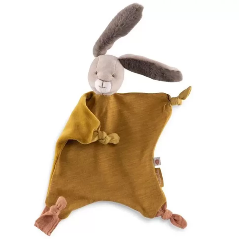 Moulin Roty Doudou>Doudou Lapin Ocre - Trois Petits Lapin