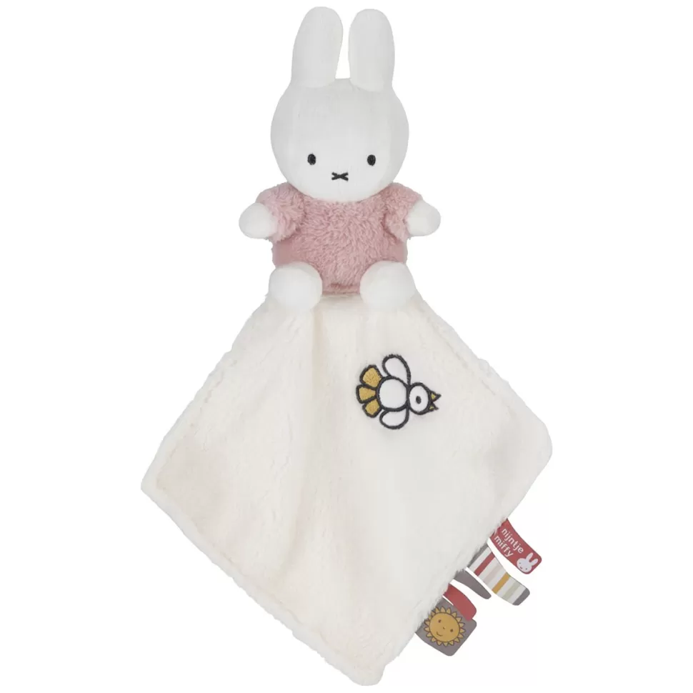 Pioupiou & Merveilles Doudou>Doudou Plat Miffy - Fluffy Rose