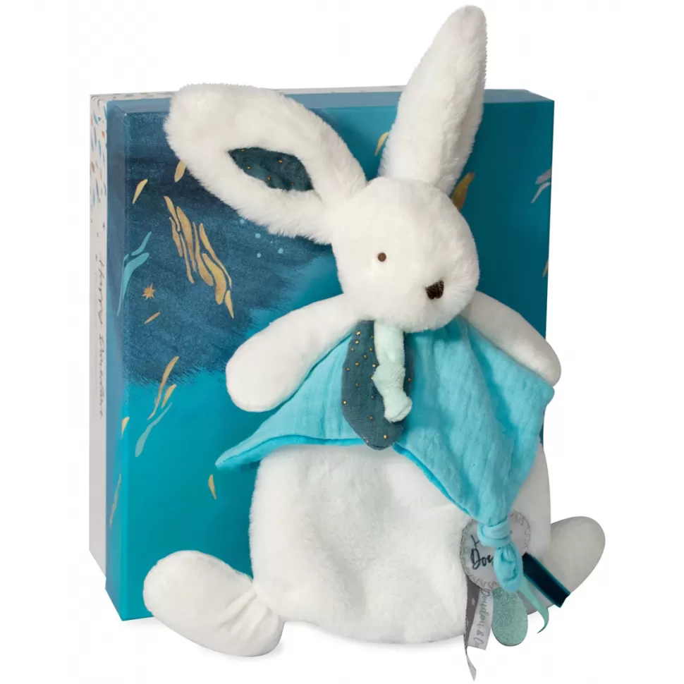 Doudou et Compagnie Doudou>Doudou Pompon Happy Pop - Paon