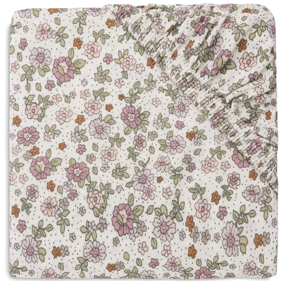 Jollein Literie Bébé>Drap Housse Berceau Retro Flowers - 40 x 80 cm