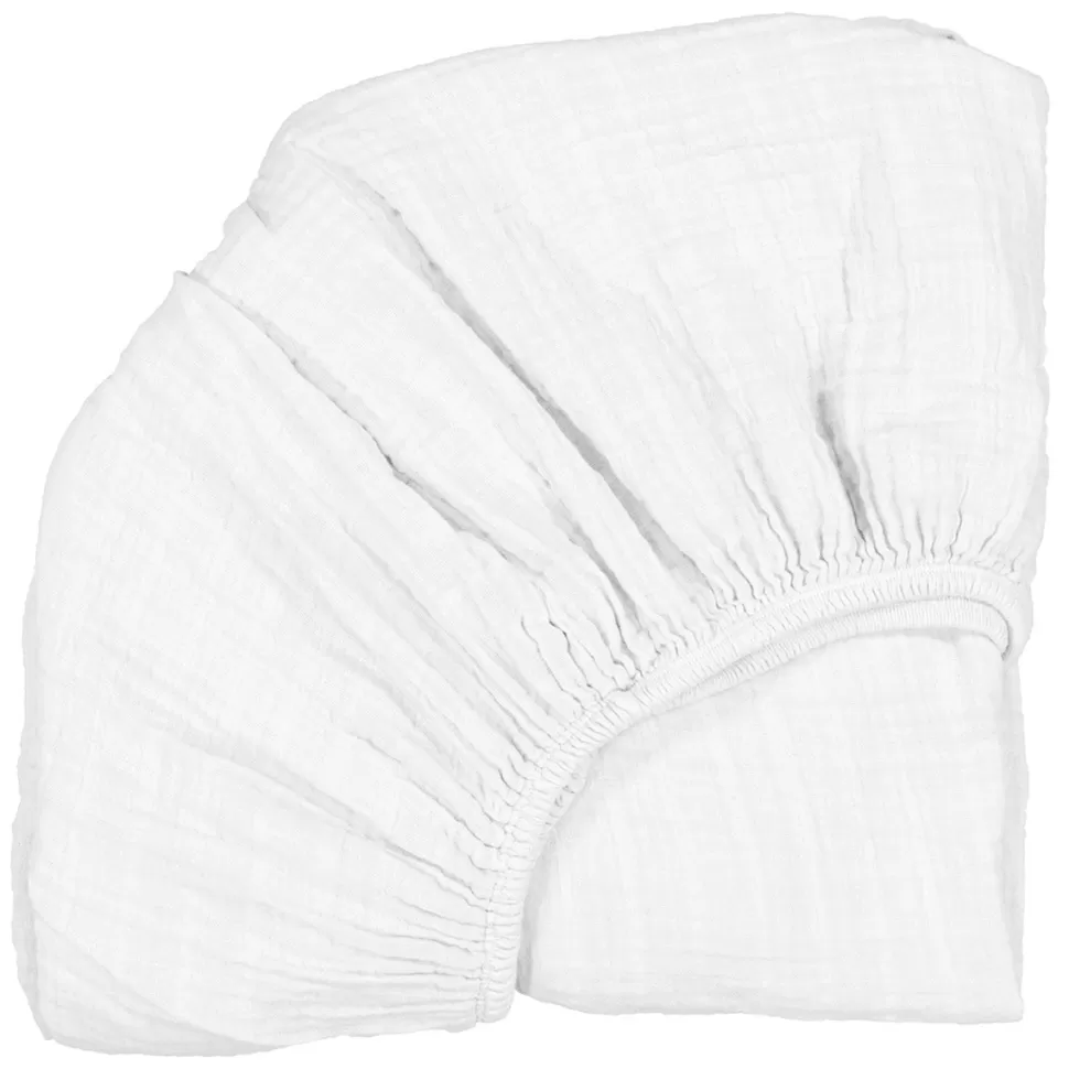 Charlie Crane Literie Bébé>Drap Housse Blanc - 35 x 65 cm