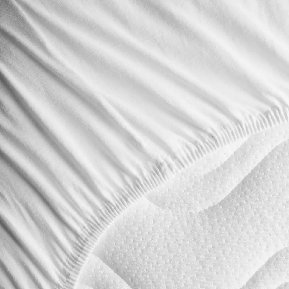Kadolis Literie Bébé>Drap Housse Coton Bio Blanc - 40 x 80 cm