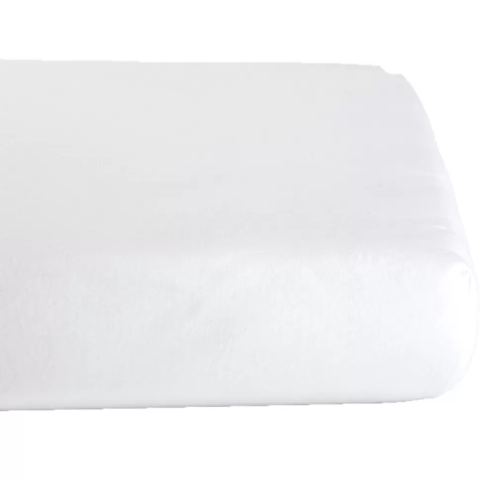 Kadolis Literie Bébé>Drap Housse en Coton Bio Blanc - 70 x 140 cm