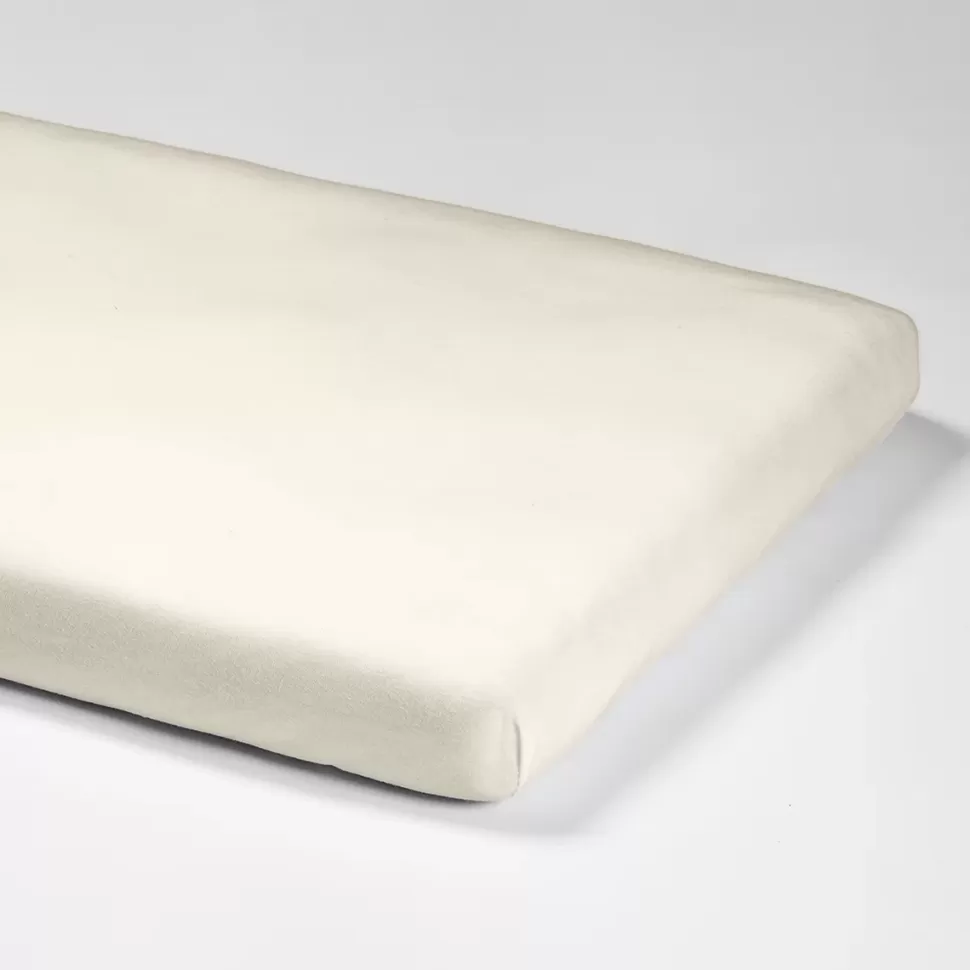 Kadolis Literie Bébé>Drap Housse Jersey de Coton Bio Ecru - 70 x 140 cm