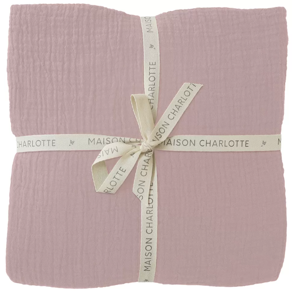 Maison Charlotte Literie Bébé>Drap Housse Rose - 60 x 120 cm