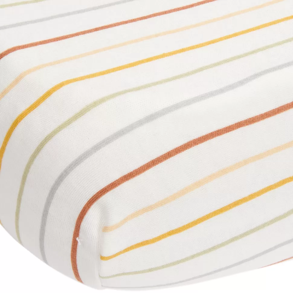 Little Dutch Literie Bébé>Drap Housse Vintage Sunny Stripes - 70 x 140 cm