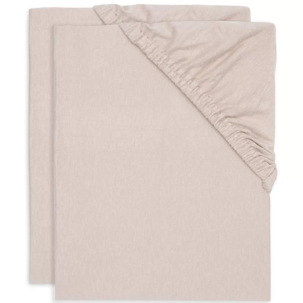 Jollein Literie Bébé>Drap Housse Wild Rose - 40 x 80 cm