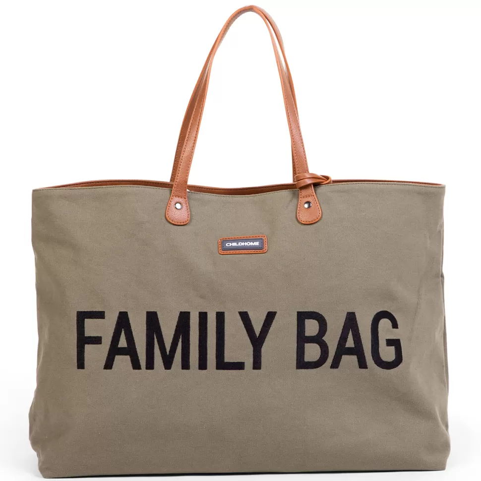 Childhome Sac À Langer>Family Bag Canvas - Kaki