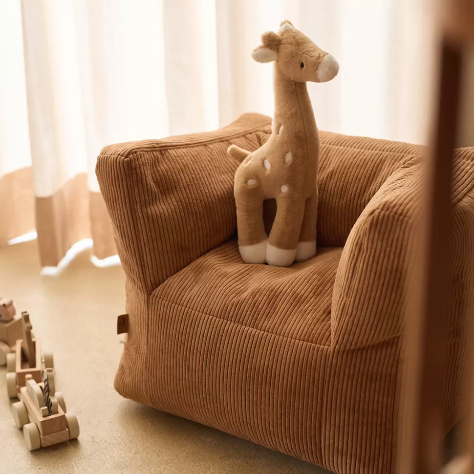 Jollein Meuble Bébé>Fauteuil Pouf Corduroy - Caramel
