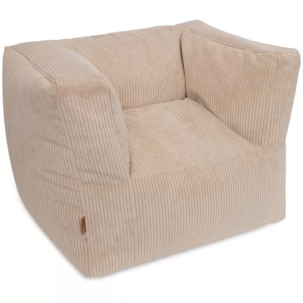 Jollein Meuble Bébé>Fauteuil Pouf Corduroy - Natural