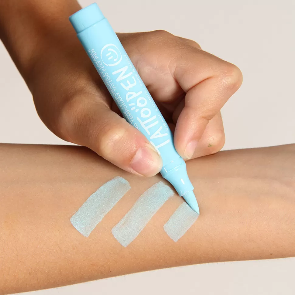 Nailmatic Déguisement & Maquillage>Feutre de Tatouage Temporaire Tatoopen - Bleu