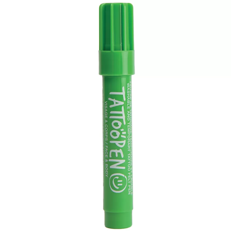 Nailmatic Déguisement & Maquillage>Feutre de Tatouage Temporaire Tatoopen - Vert