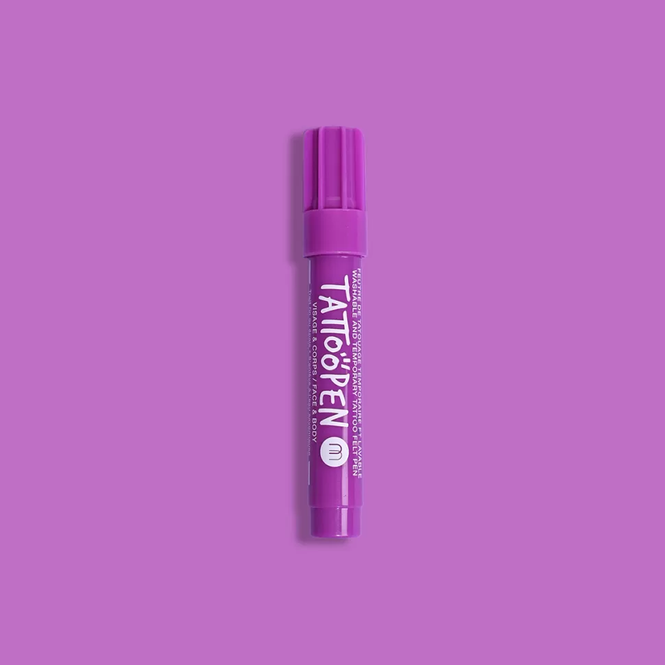 Nailmatic Déguisement & Maquillage>Feutre de Tatouage Temporaire Tatoopen - Violet