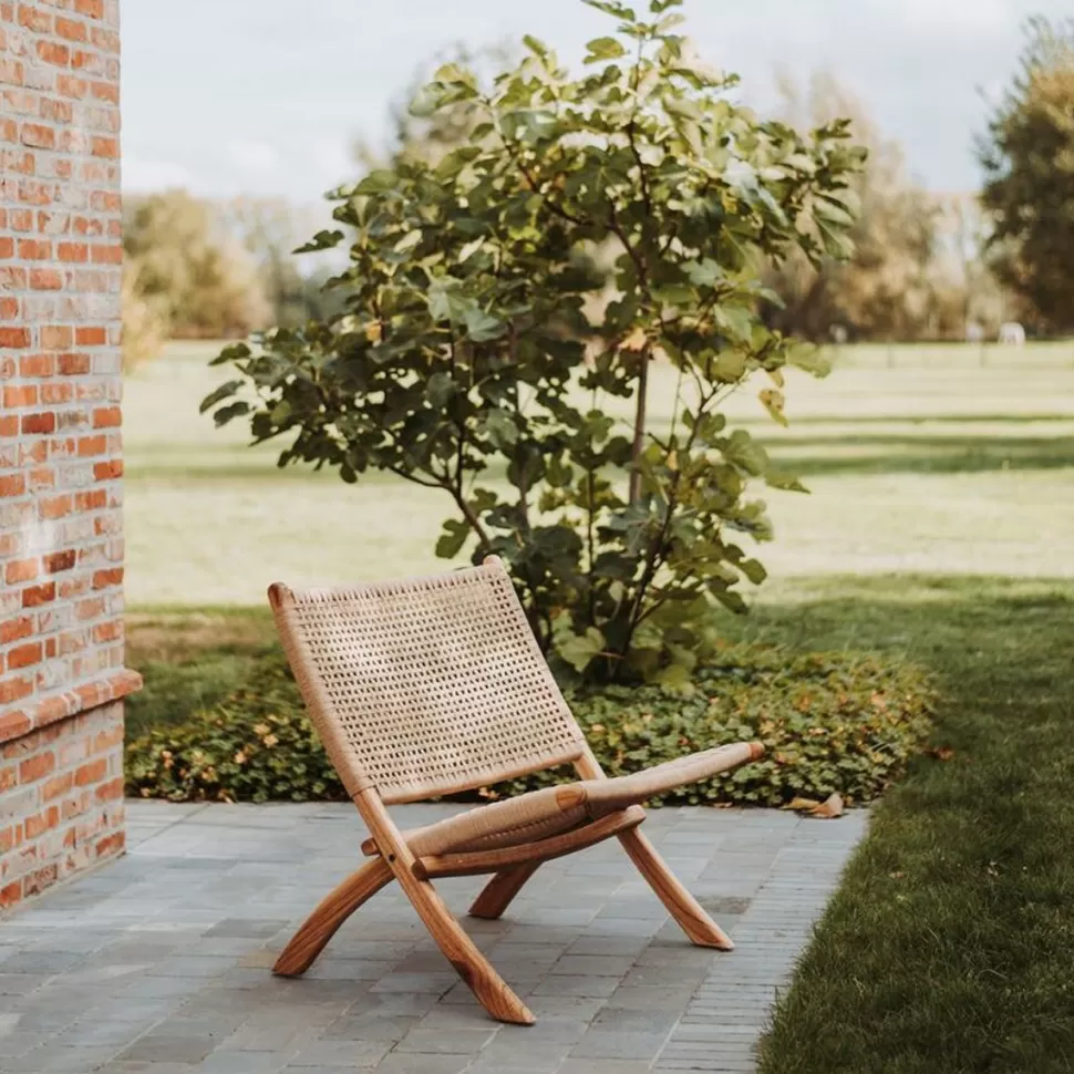 Quax Meuble Bébé>Folding Kids Chair Loom Rope - Naturel