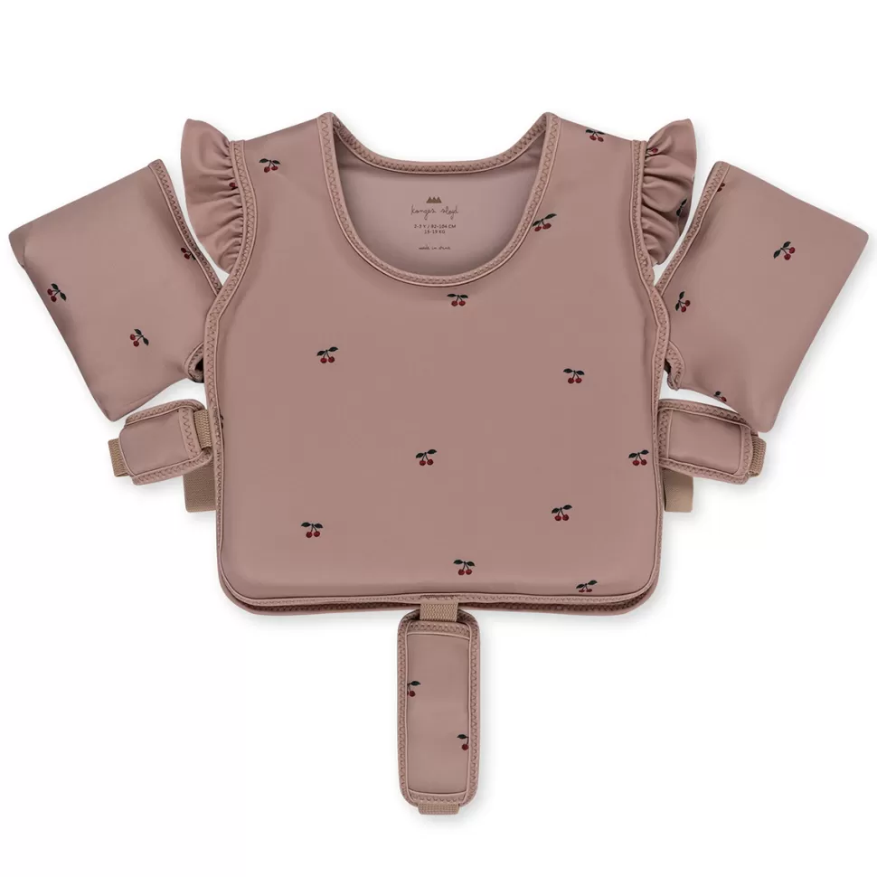 Konges Sløjd Accessoires Bébé>Gilet de Nage avec Brassards Cherry - 3/6 Ans