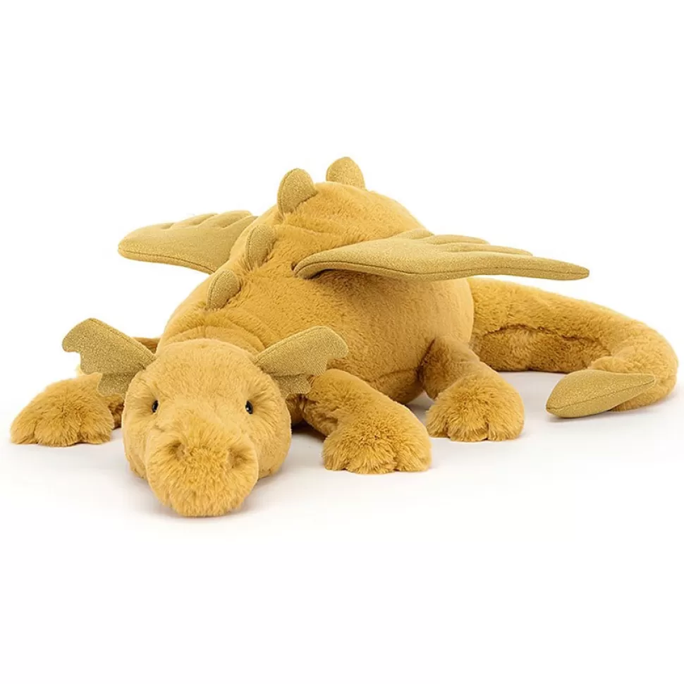 Jellycat Peluche>Golden Dragon - Huge