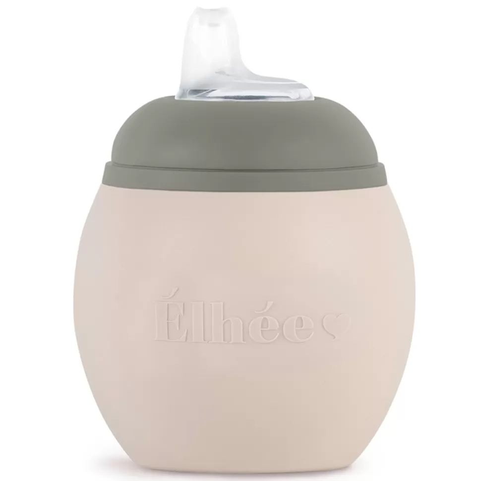 Elhée Repas>Gourde d'Apprentissage Bubble Sand & Kaki - 240 ml