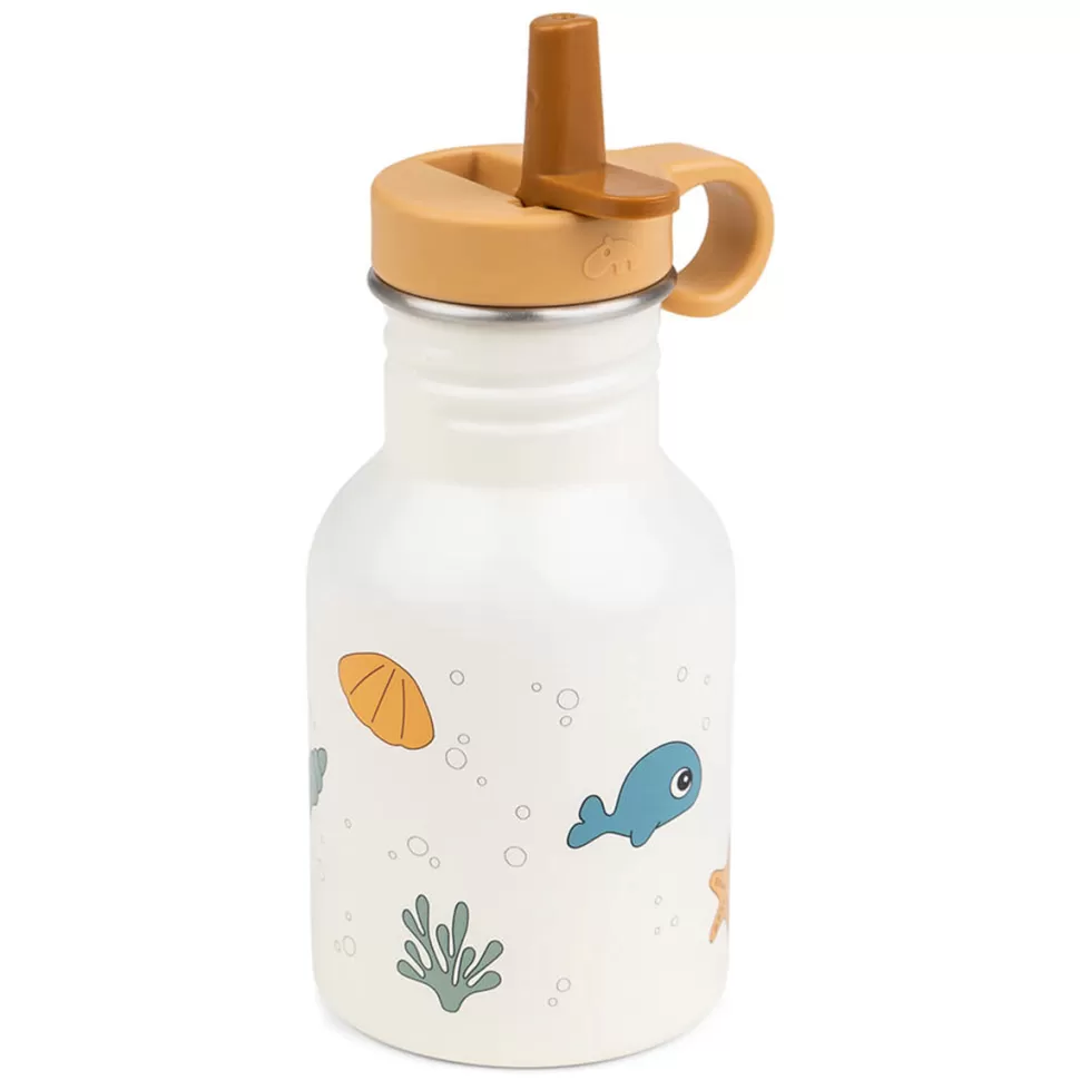 Done by Deer Repas>Gourde Inox Sea Friends Beige - 350 ml