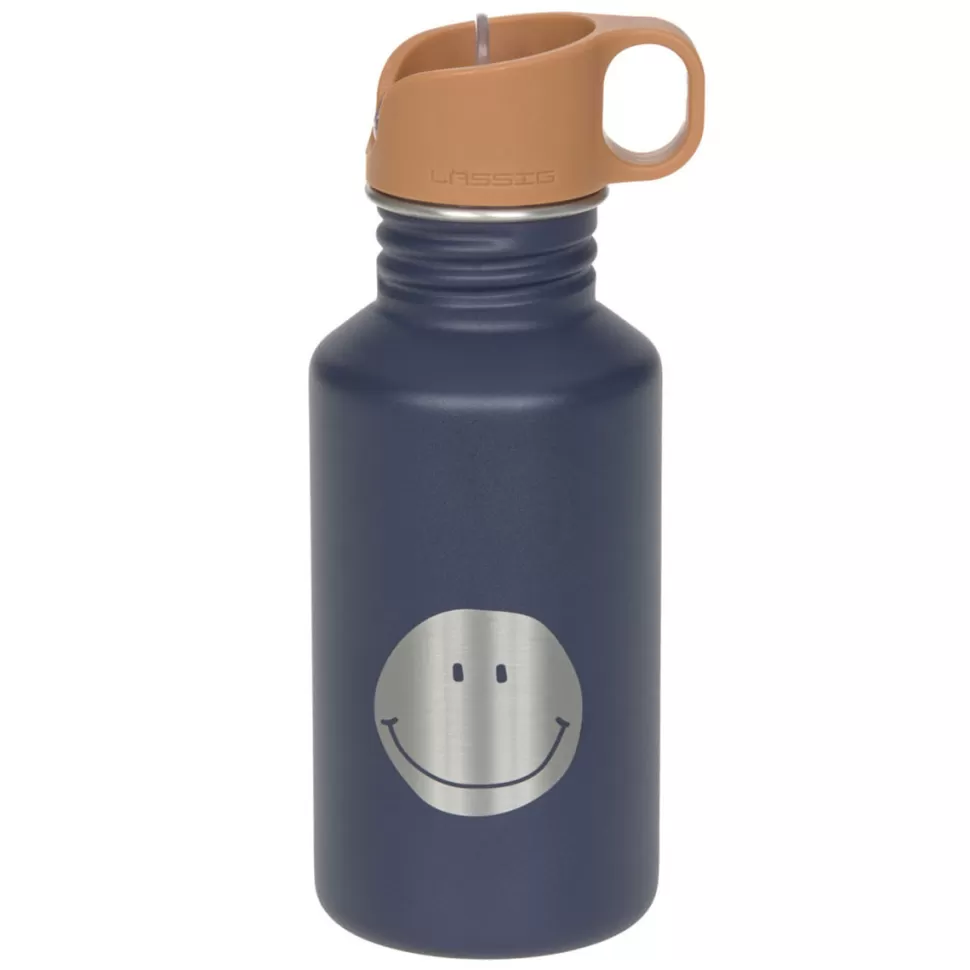 LÄSSIG Repas>Gourde Little Gang Smile Navy - 500 ml