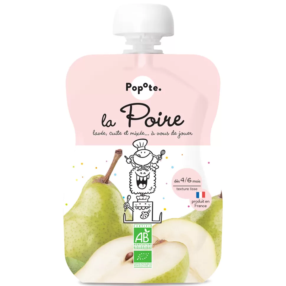Popote Nourriture Bébé>Gourde Repas Bio Poire - 120 g