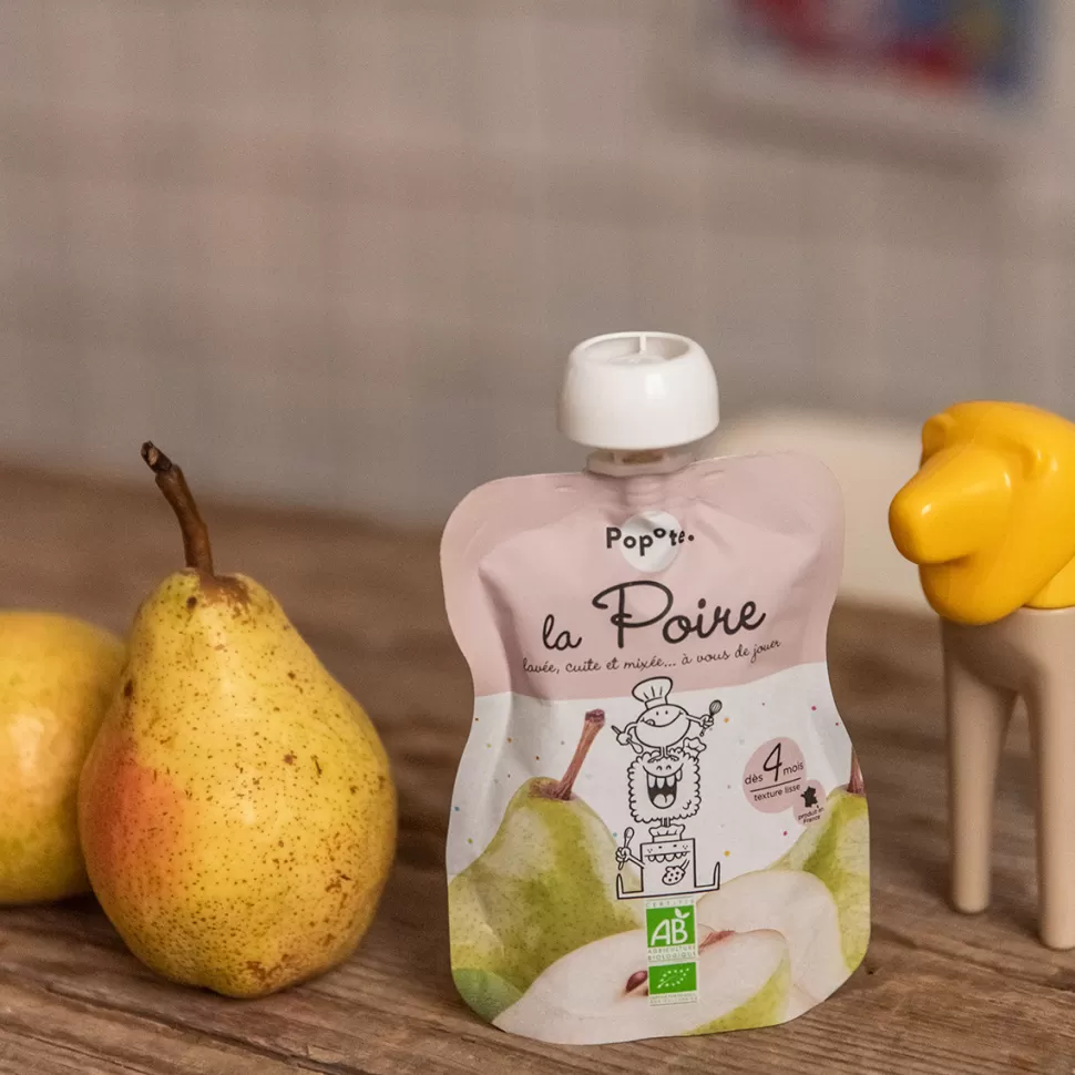 Popote Nourriture Bébé>Gourde Repas Bio Poire - 120 g