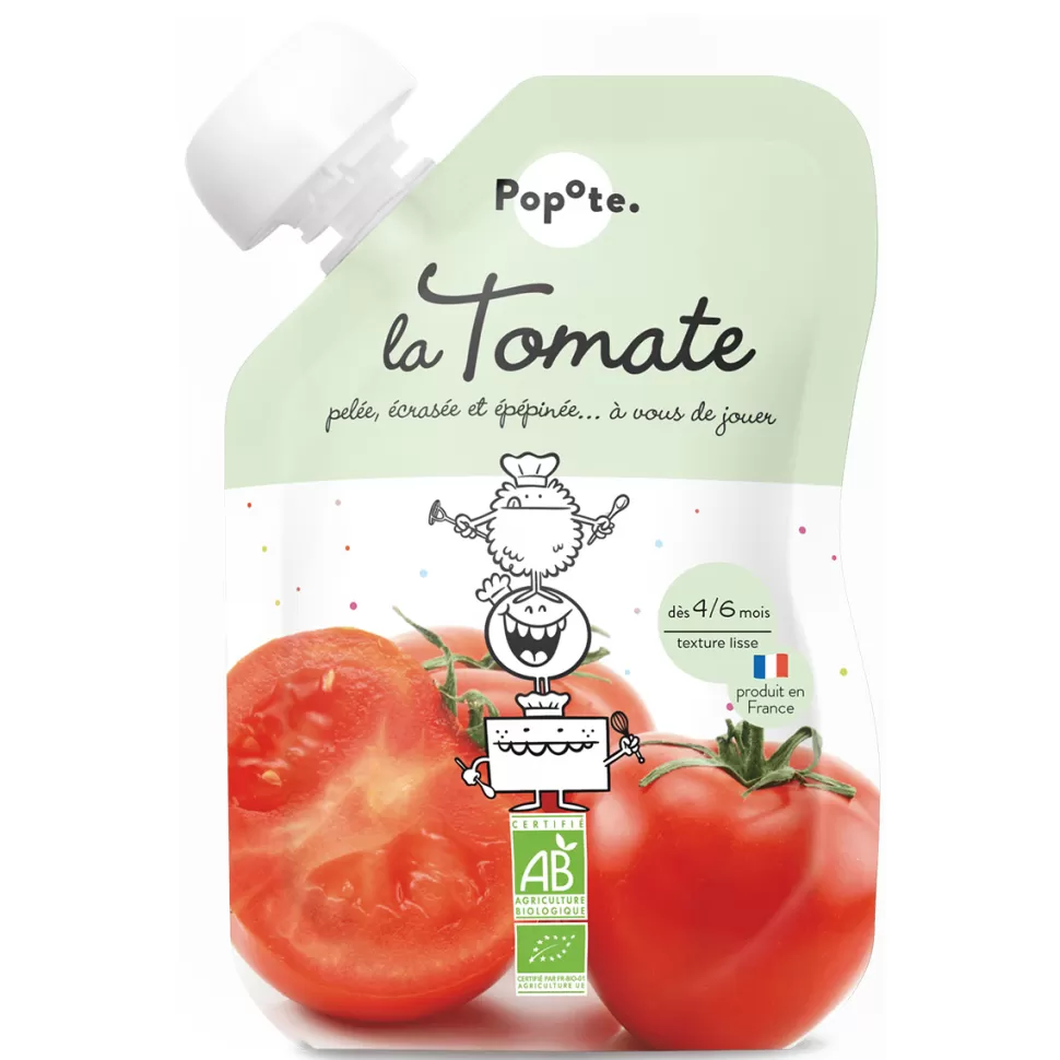 Popote Nourriture Bébé>Gourde Repas Bio Tomate - 120 g