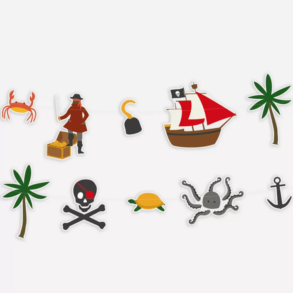 My Little Day Décoration>Guirlande en Papier - Pirate