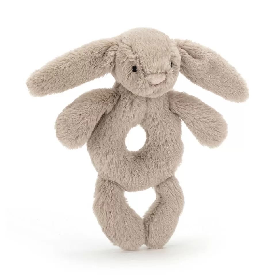 Jellycat Hochet>Hochet Bashful Beige Bunny