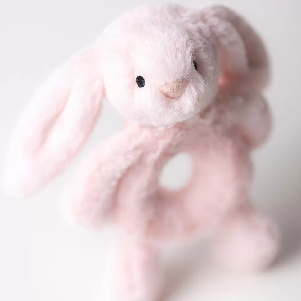 Jellycat Hochet>Hochet Bashful Pink Bunny