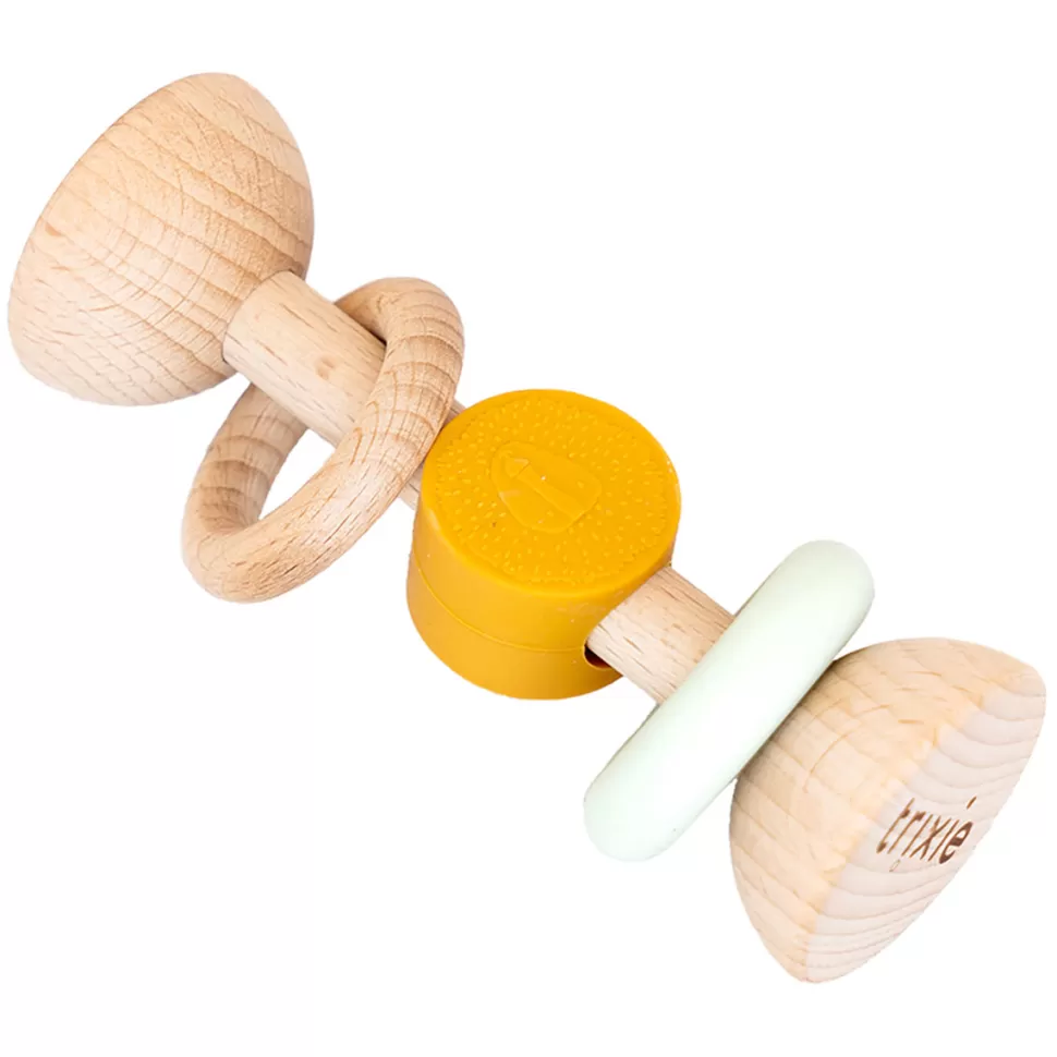 Trixie Baby Hochet>Hochet Bois Silicone - Mr.Lion