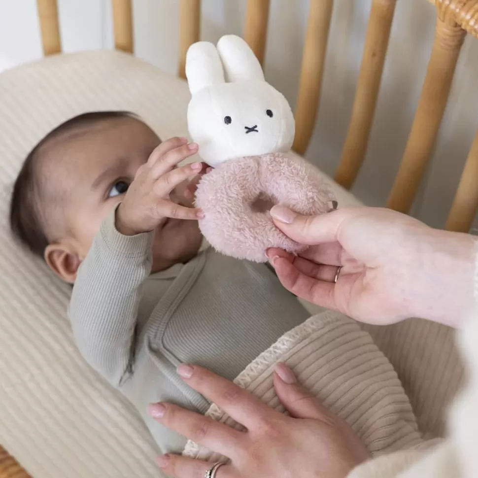 Pioupiou & Merveilles Hochet>Hochet Miffy - Fluffy Rose