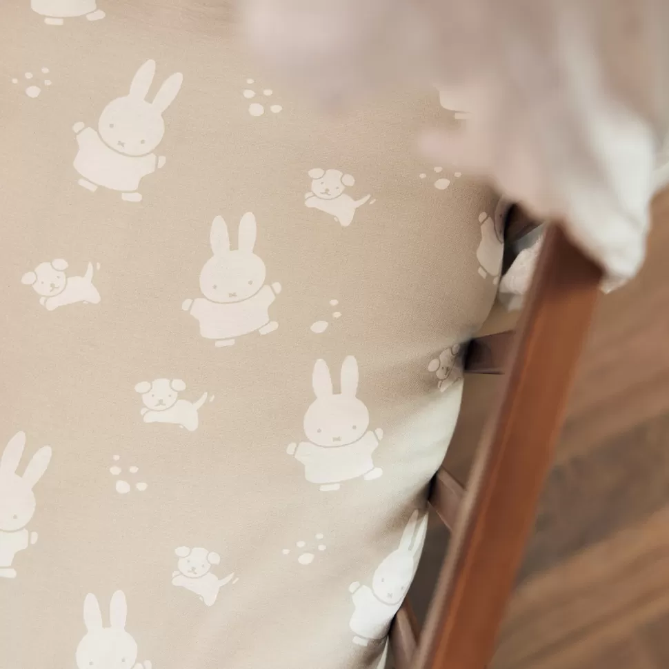 Jollein Literie Bébé>Housse de Couette et Taie Happy Miffy Nougat - 100 x 140 cm