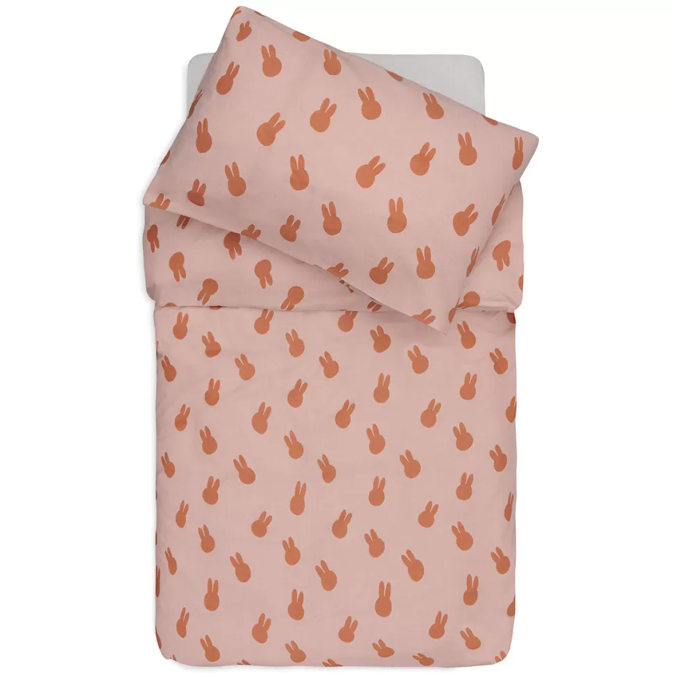 Jollein Literie Bébé>Housse de Couette et Taie Miffy Shadow Wild Rose - 100 x 140 cm