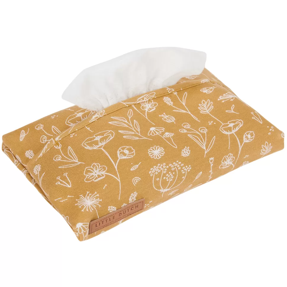 Little Dutch Hygiène & Soin>Housse pour Lingettes Wild Flowers - Ochre