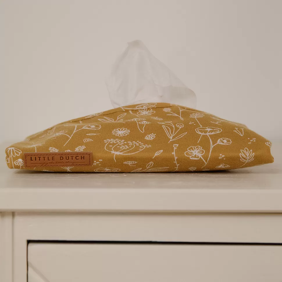 Little Dutch Hygiène & Soin>Housse pour Lingettes Wild Flowers - Ochre