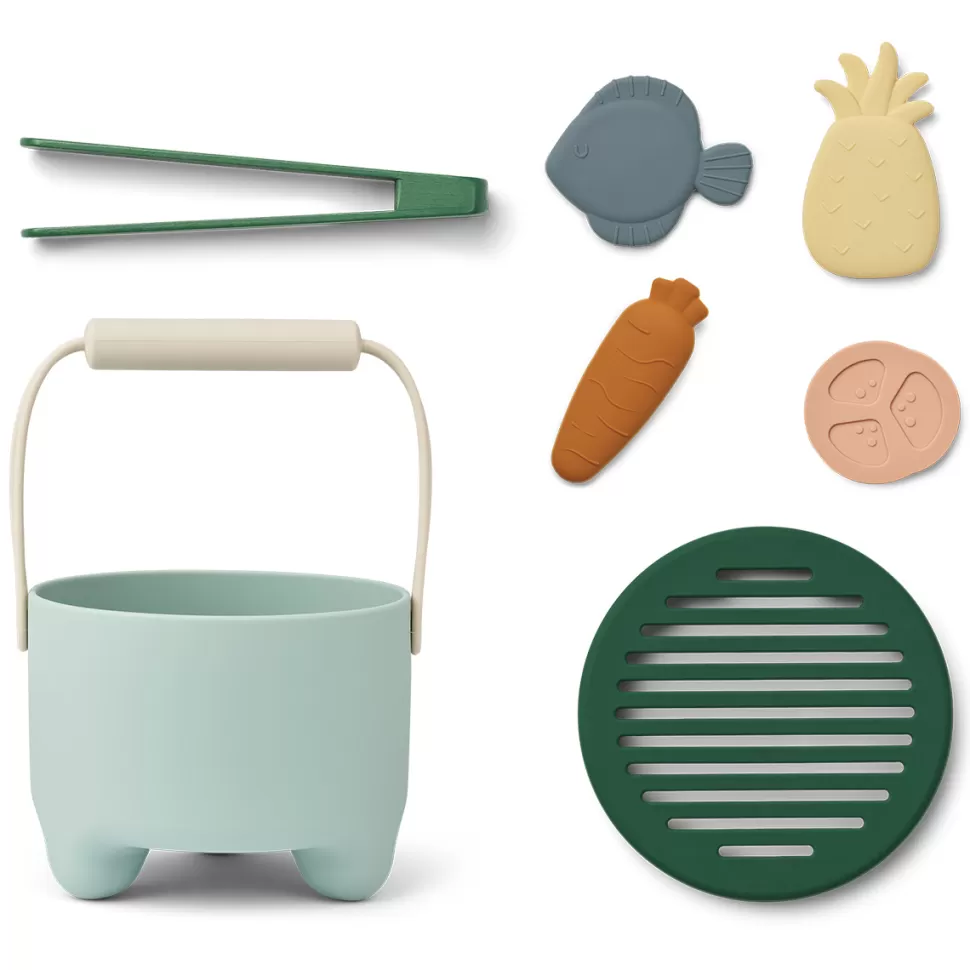 Liewood Mes Premiers Jouets>Jeu de Barbecue Wesley - Ice Blue Multi Mix