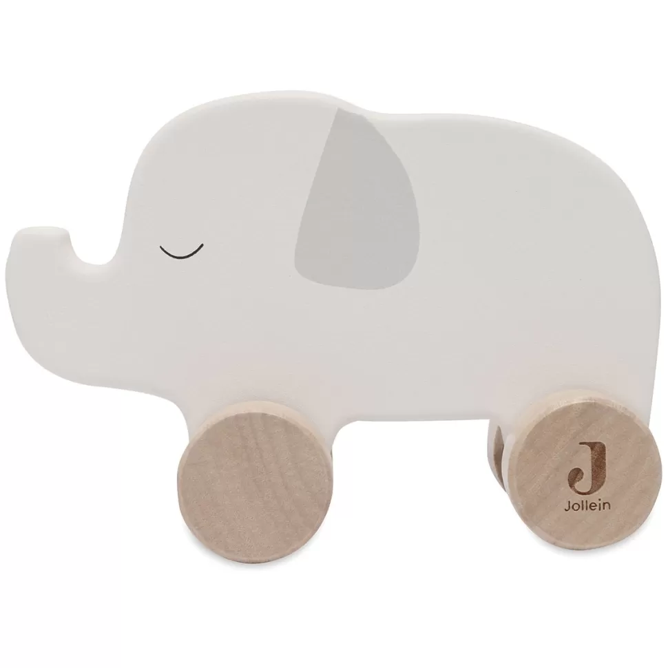 Jollein Mes Premiers Jouets>Jouet à Roulettes en Bois - Jungle Jambo Eléphant