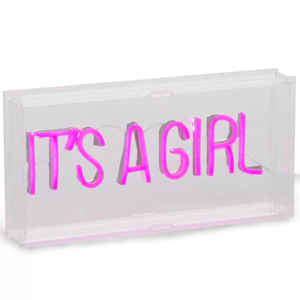 Childhome Veilleuse & Luminaire>Lampe Néon It's A Girl