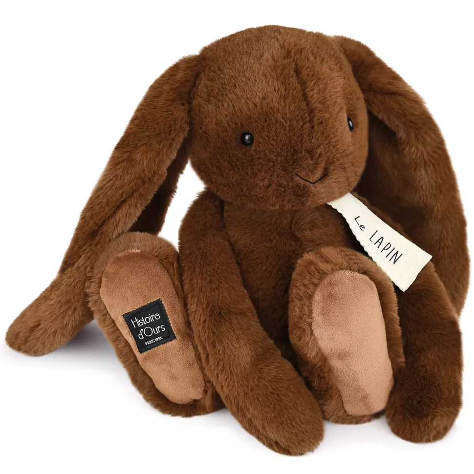 Histoire d'Ours Peluche>Lapin en Peluche Café - Le Lapin